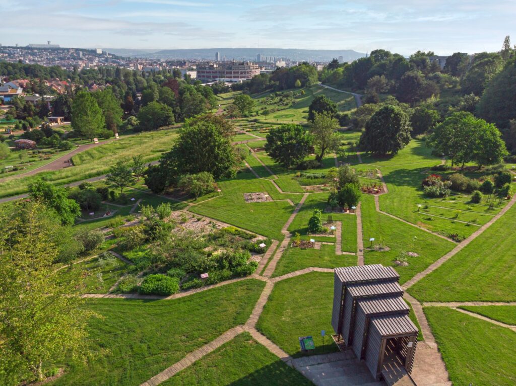 Jardin botanique Jean-Marie Pelt, vue générale © J. Decollogne / JBGNUL